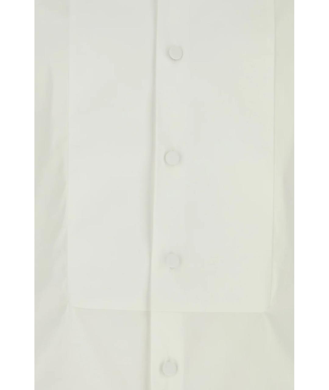 PRADA Белая хлопковая классическая рубашка, фото 3