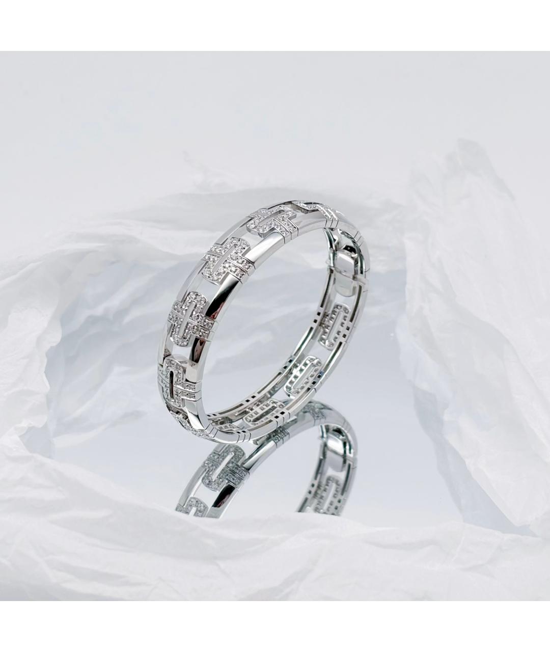 BVLGARI Серебрянный браслет из белого золота, фото 6