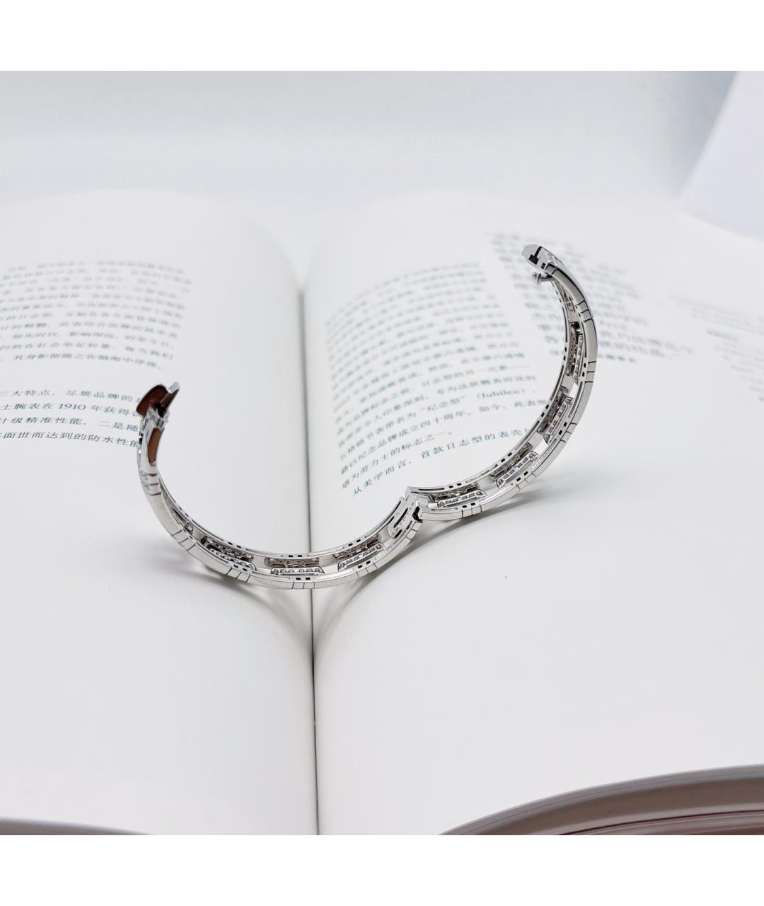 BVLGARI Серебрянный браслет из белого золота, фото 4