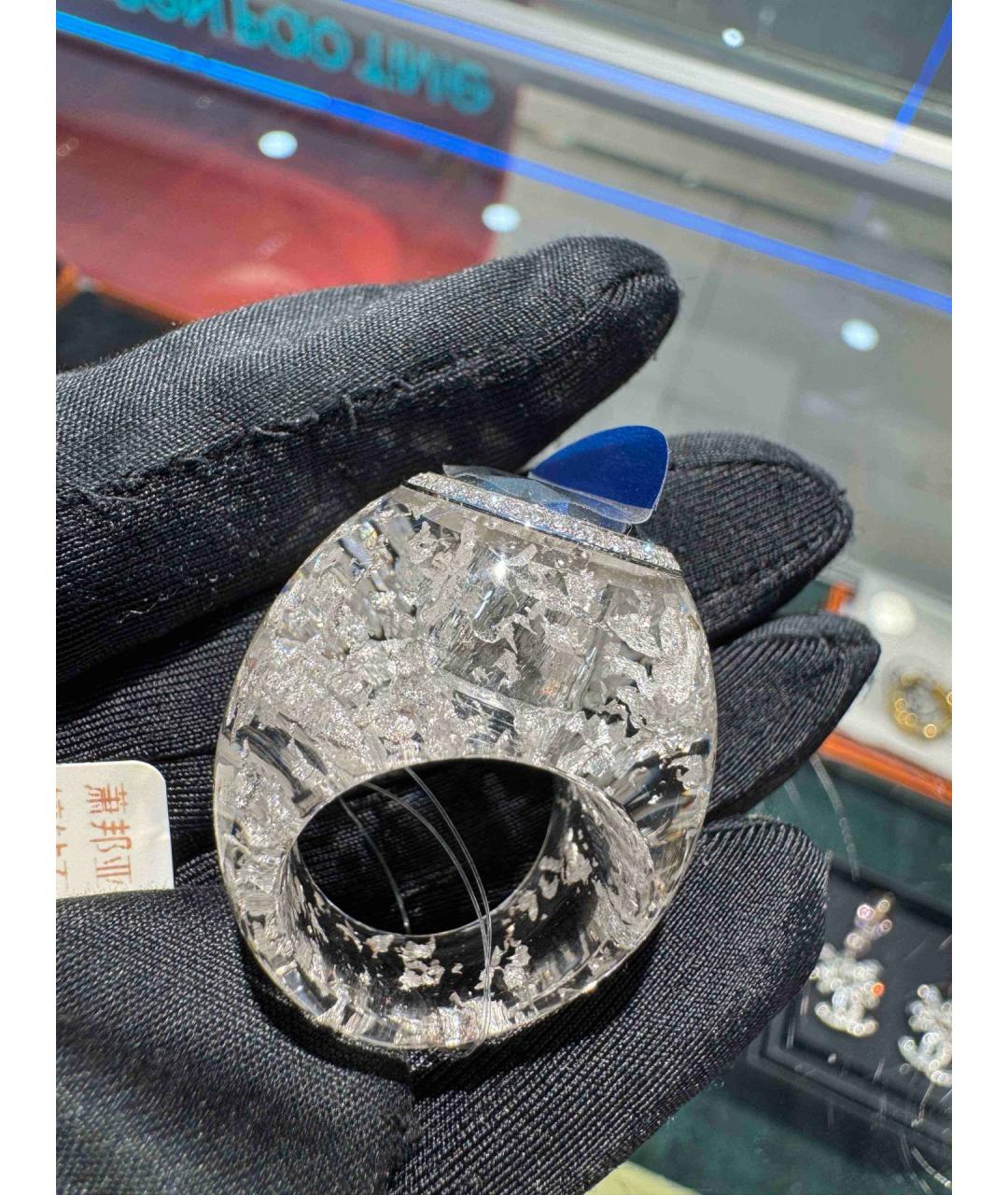 CHOPARD Серебряное кольцо из белого золота, фото 8