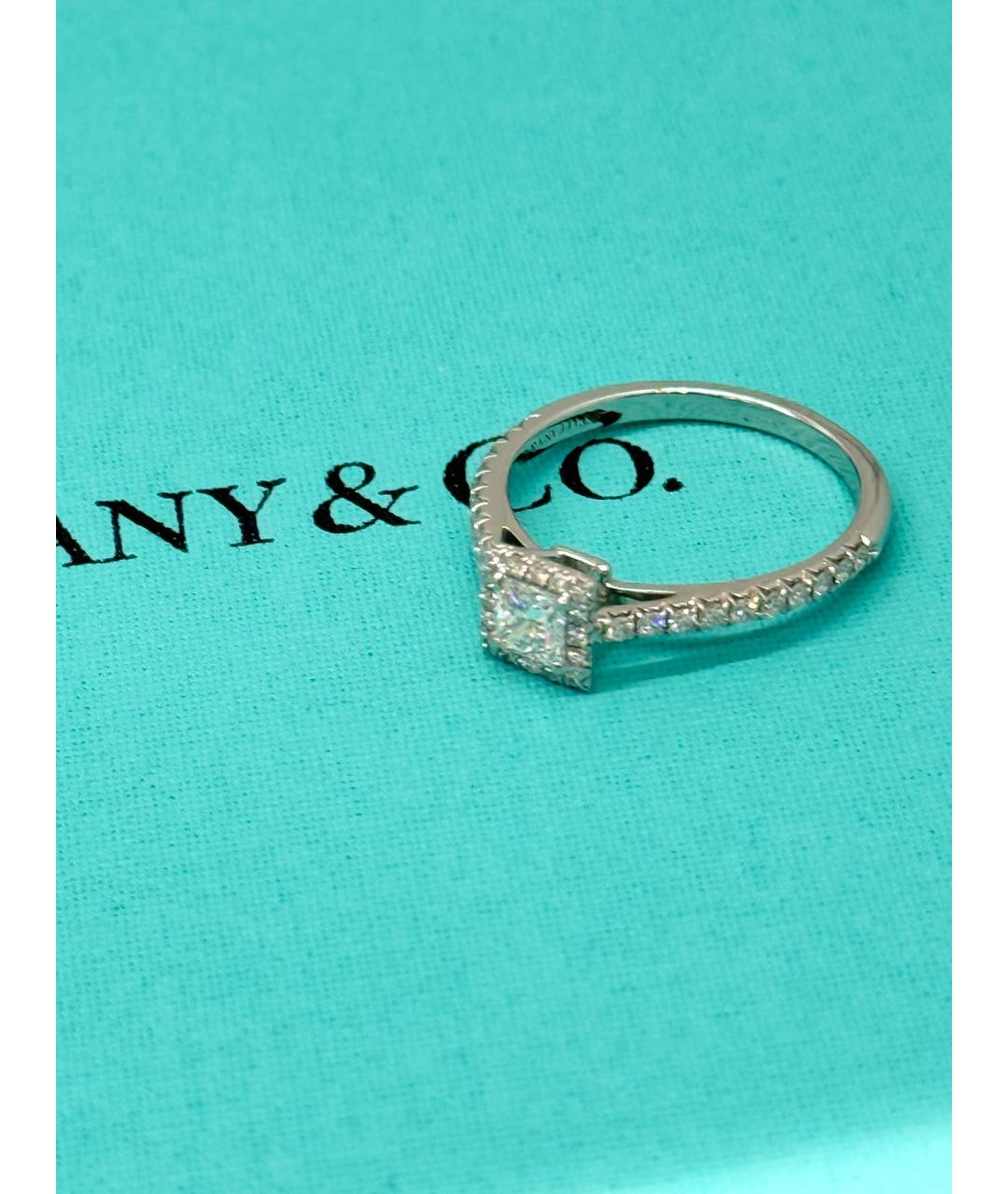 TIFFANY&CO Серебряное платиновое кольцо, фото 4