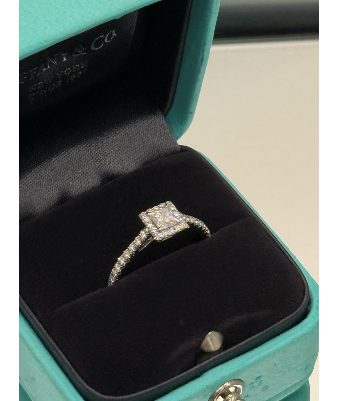 TIFFANY&CO Серебряное платиновое кольцо, фото 2