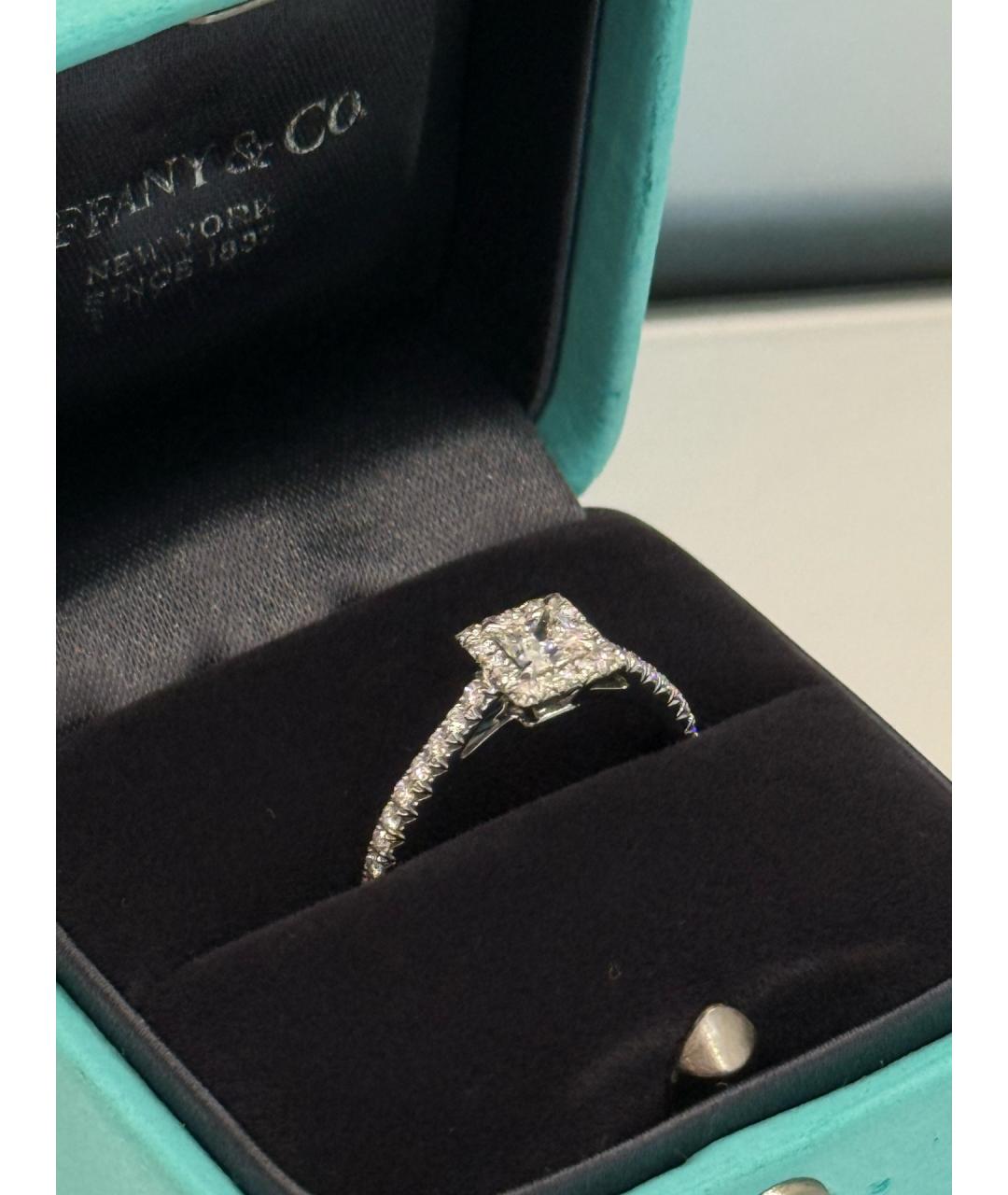 TIFFANY&CO Серебряное платиновое кольцо, фото 3