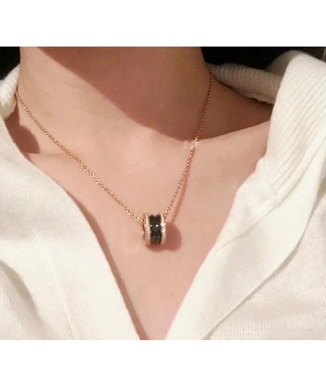 BVLGARI Золотое колье из розового золота, фото 8