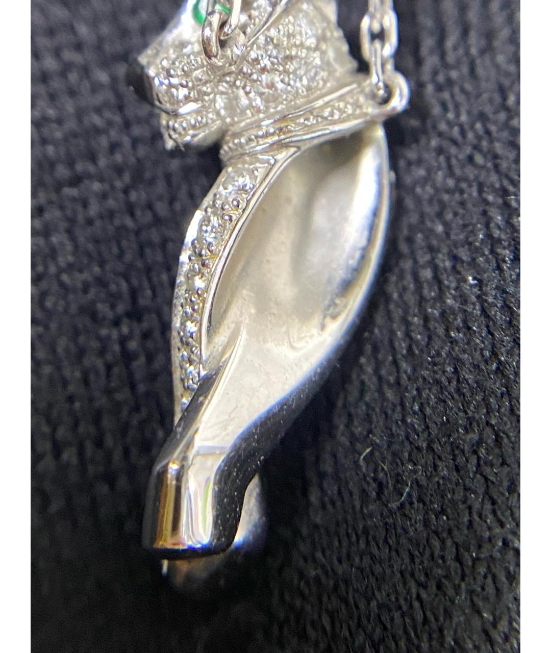 CARTIER Серебряное колье из белого золота, фото 7