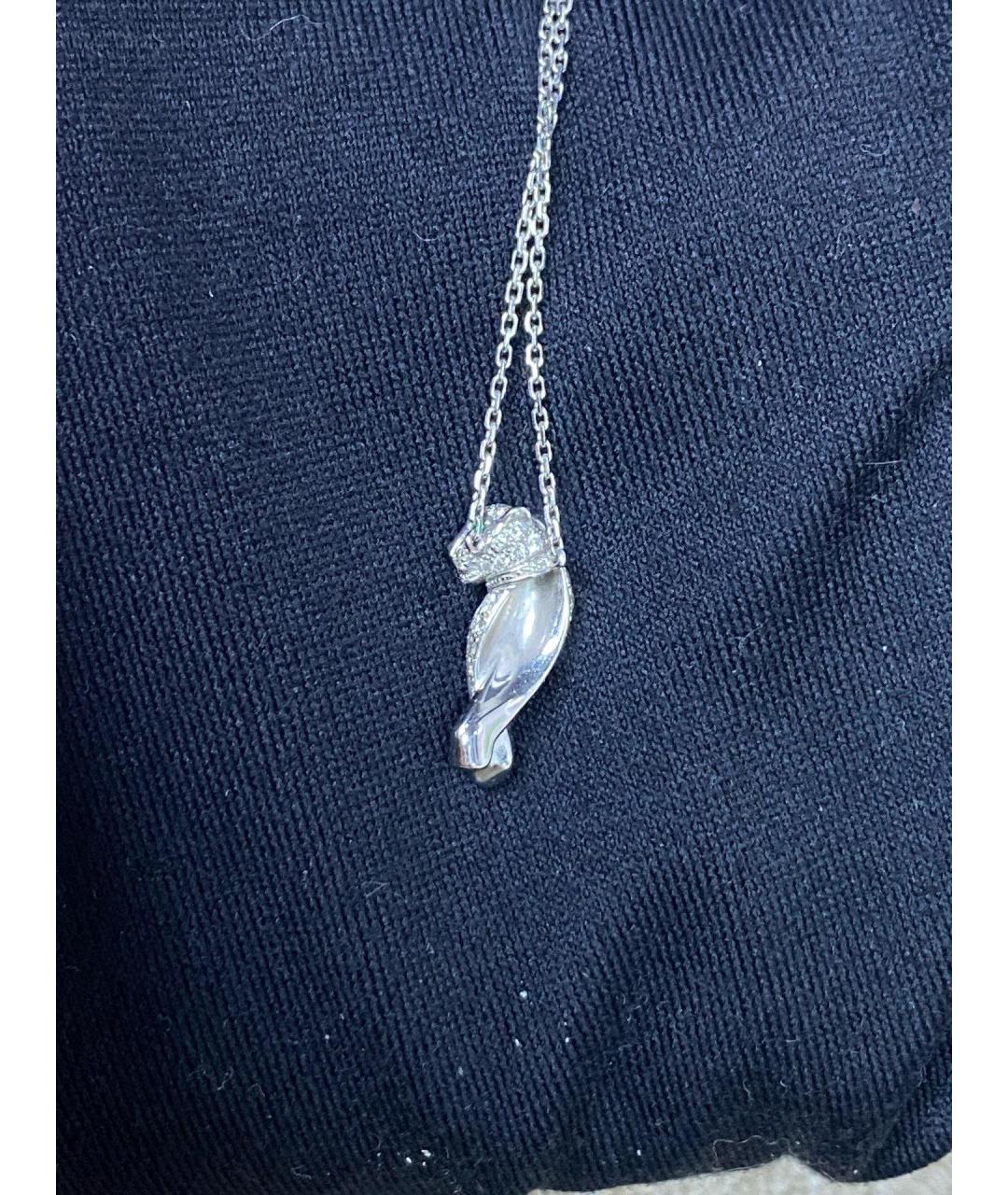 CARTIER Серебряное колье из белого золота, фото 5