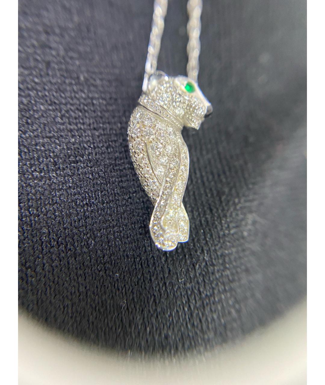 CARTIER Серебряное колье из белого золота, фото 9