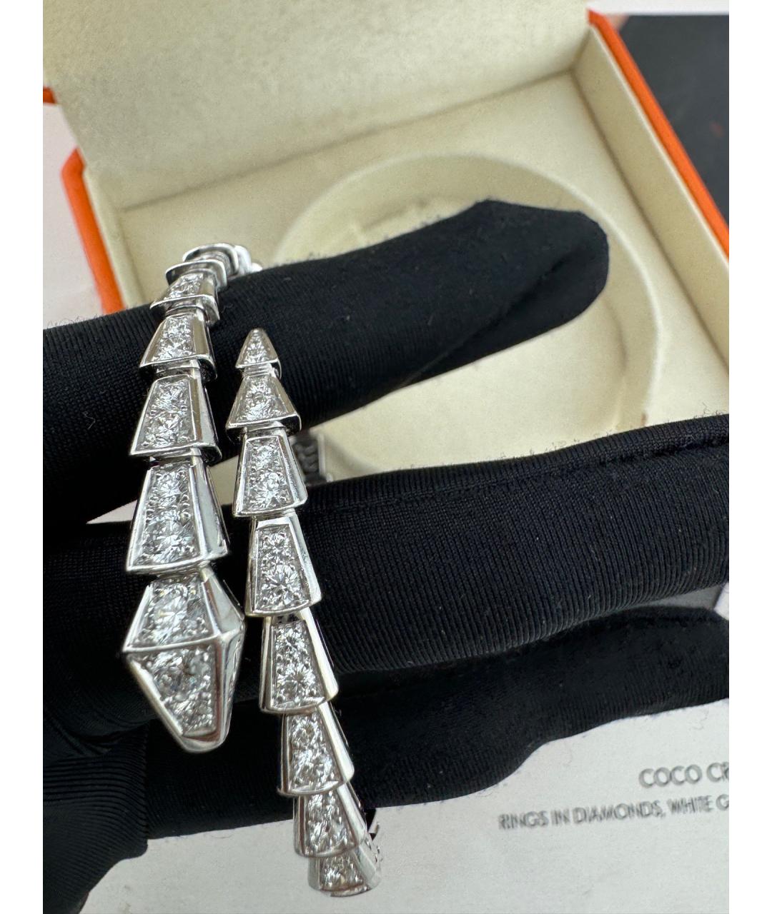 BVLGARI Серебрянный браслет из белого золота, фото 2