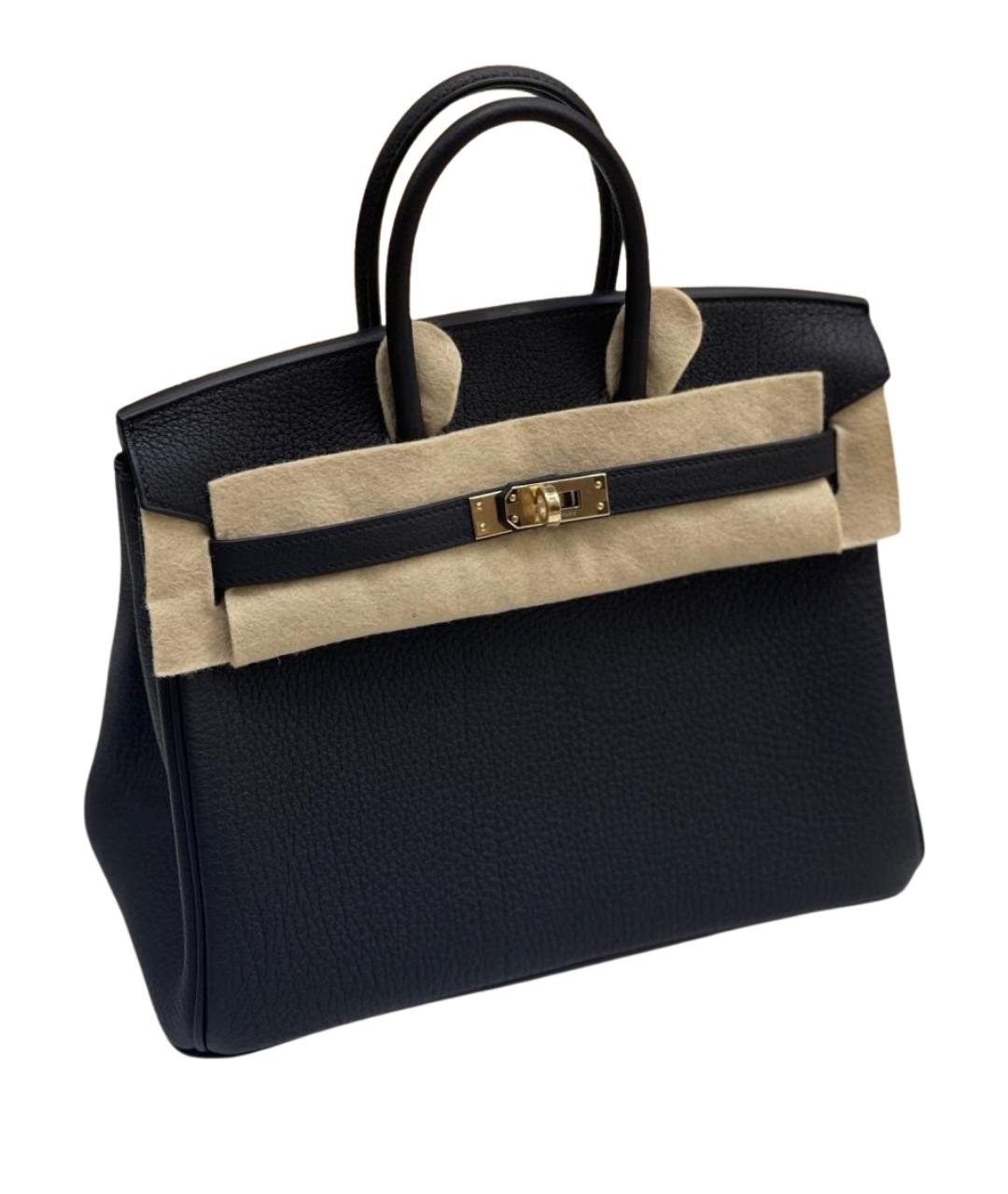 HERMES Зеленая кожаная сумка с короткими ручками, фото 1