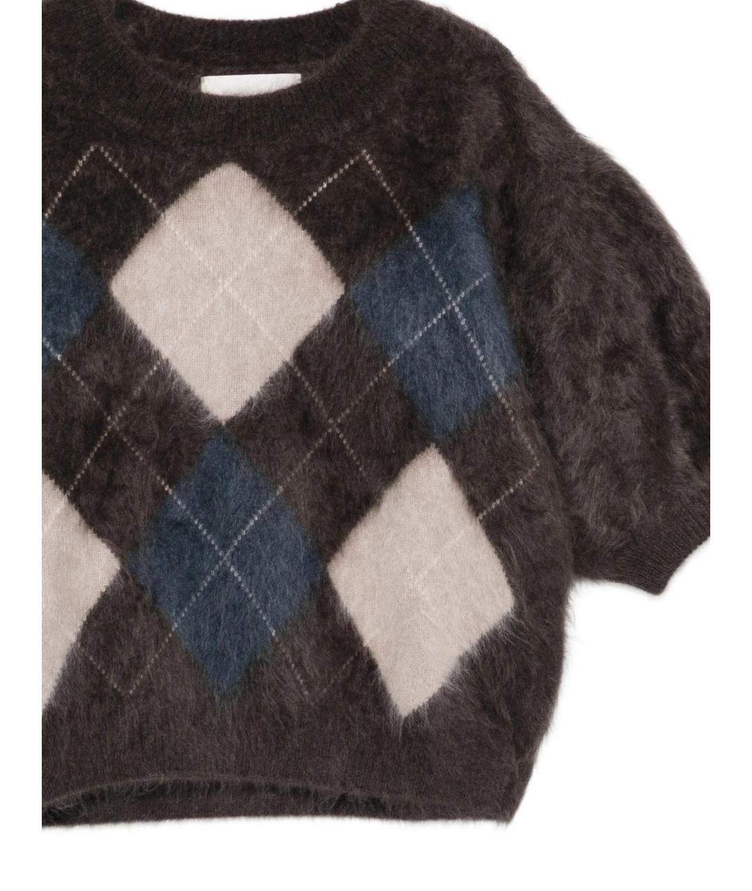 LISA YANG Коричневый кашемировый джемпер / свитер, фото 3