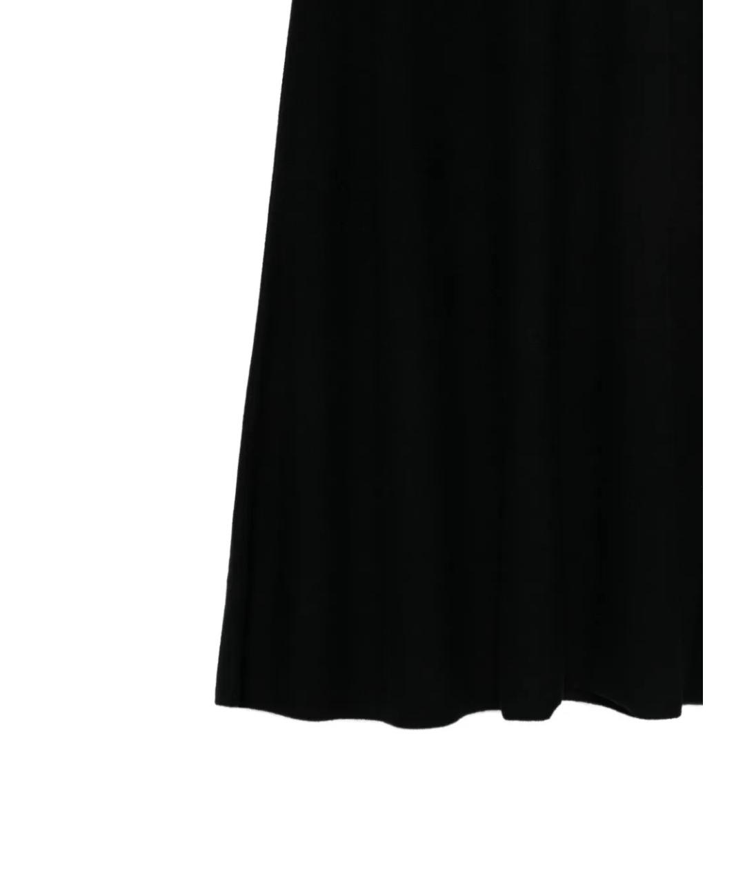 LISA YANG Черная кашемировая юбка миди, фото 3