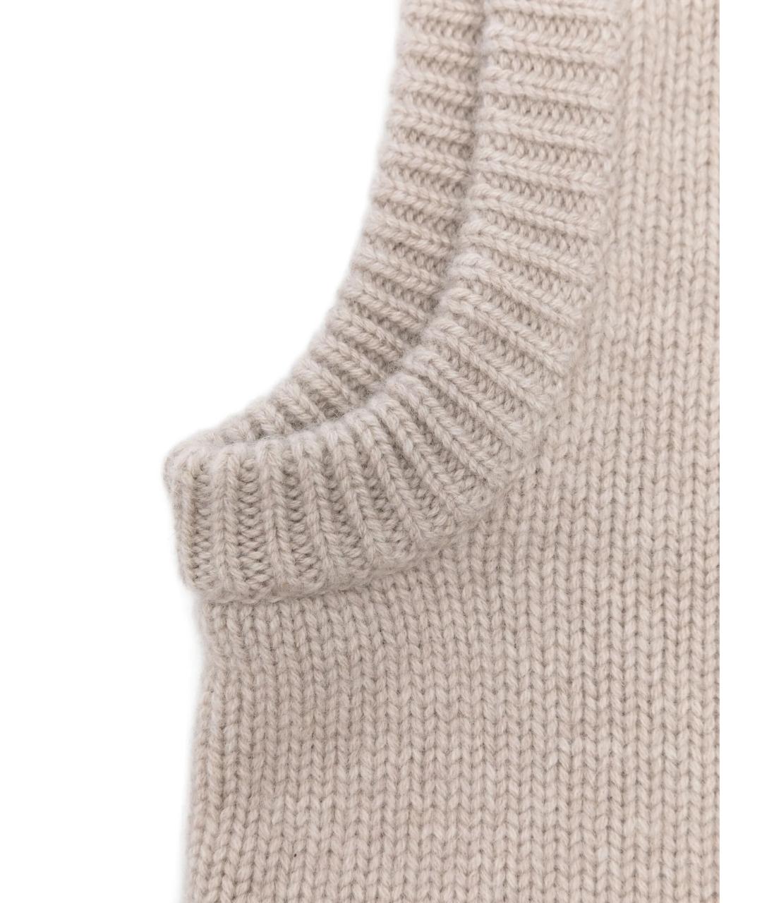 LISA YANG Бежевая шерстяная шапка, фото 2