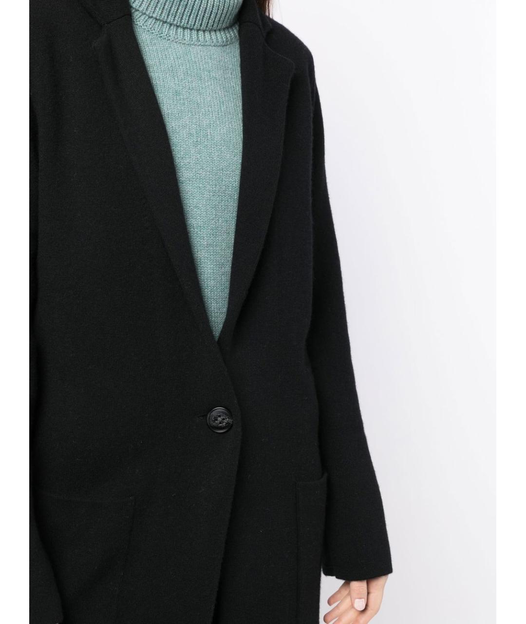 LISA YANG Черное шерстяное пальто, фото 5