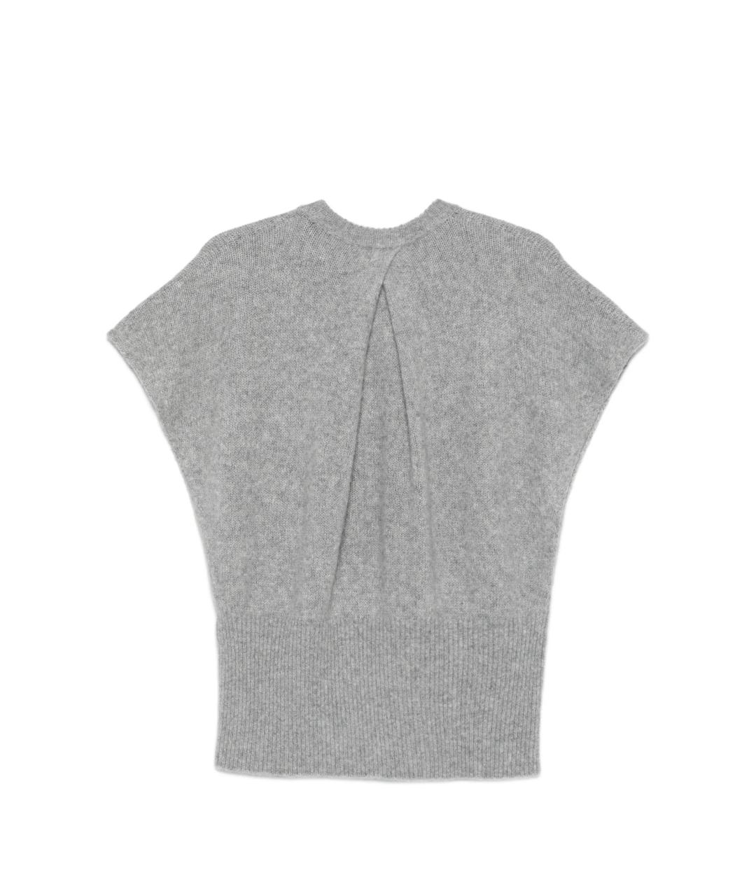 LISA YANG Серая кашемировая жилетка, фото 2