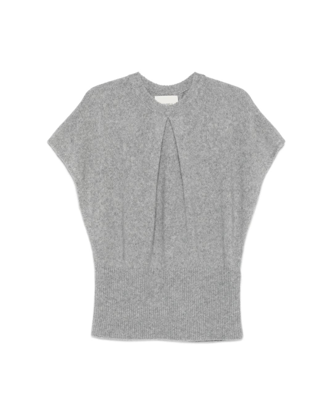 LISA YANG Серая кашемировая жилетка, фото 1