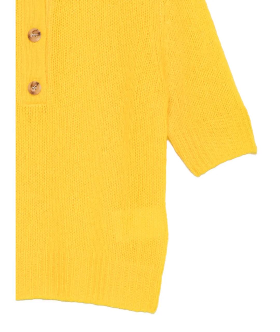 LISA YANG Желтый кашемировый джемпер / свитер, фото 3