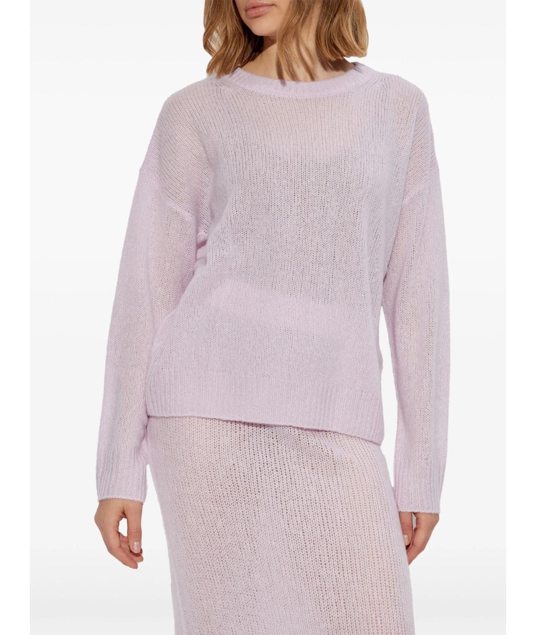 LISA YANG Розовый кашемировый джемпер / свитер, фото 3