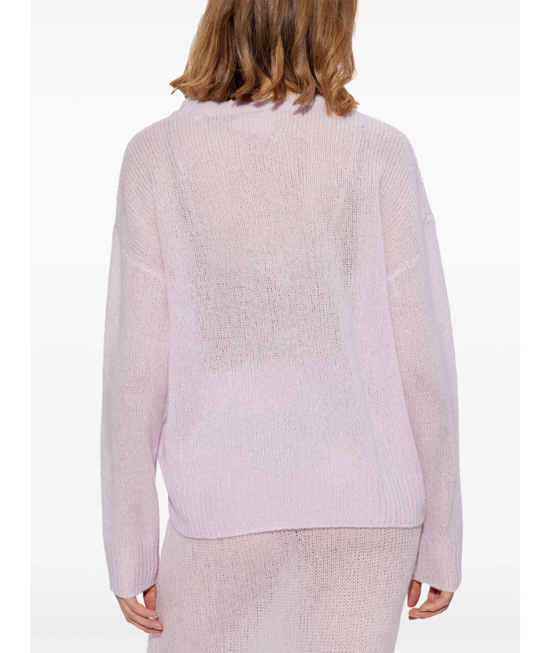 LISA YANG Розовый кашемировый джемпер / свитер, фото 4