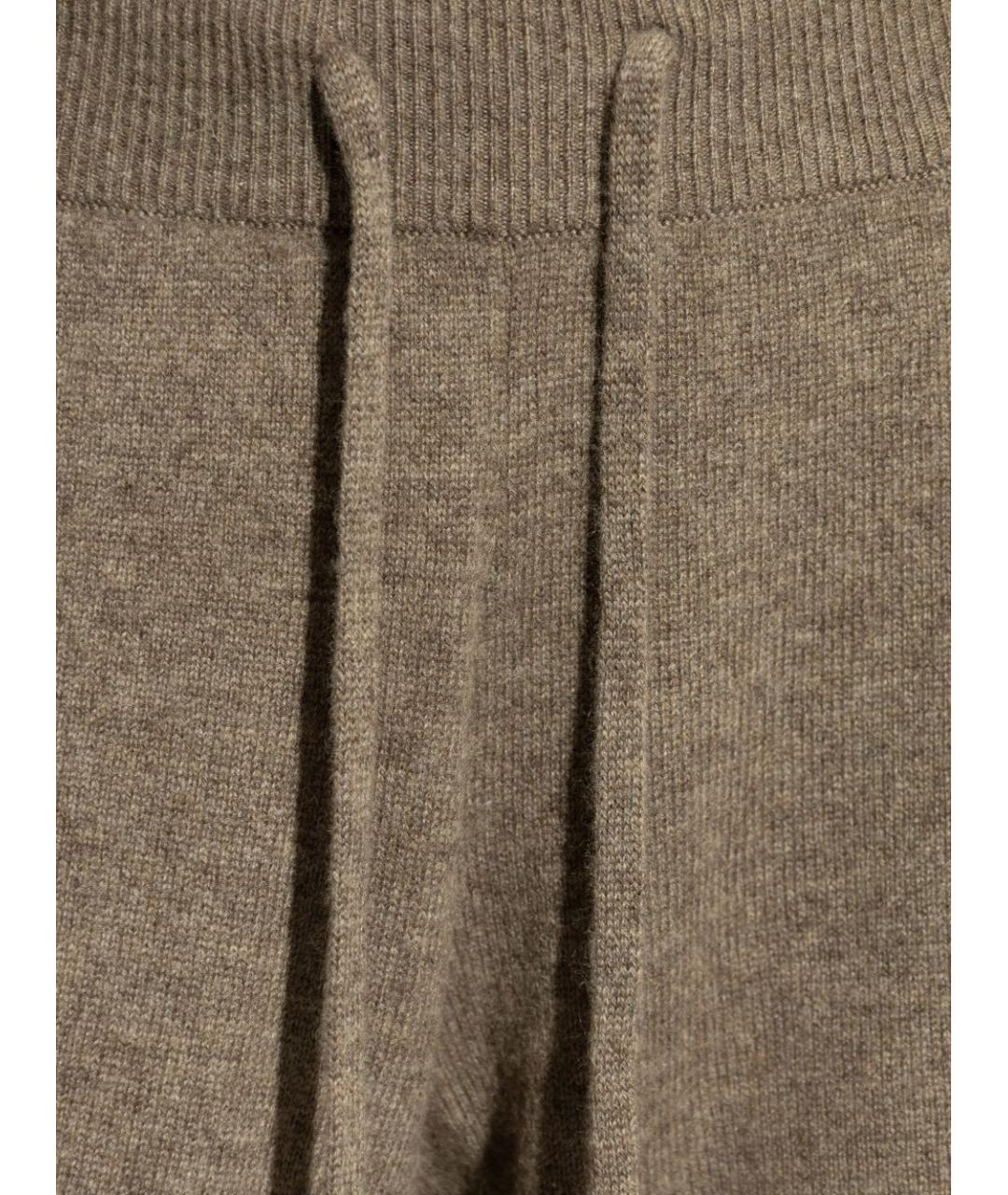 LISA YANG Коричневые прямые брюки, фото 5