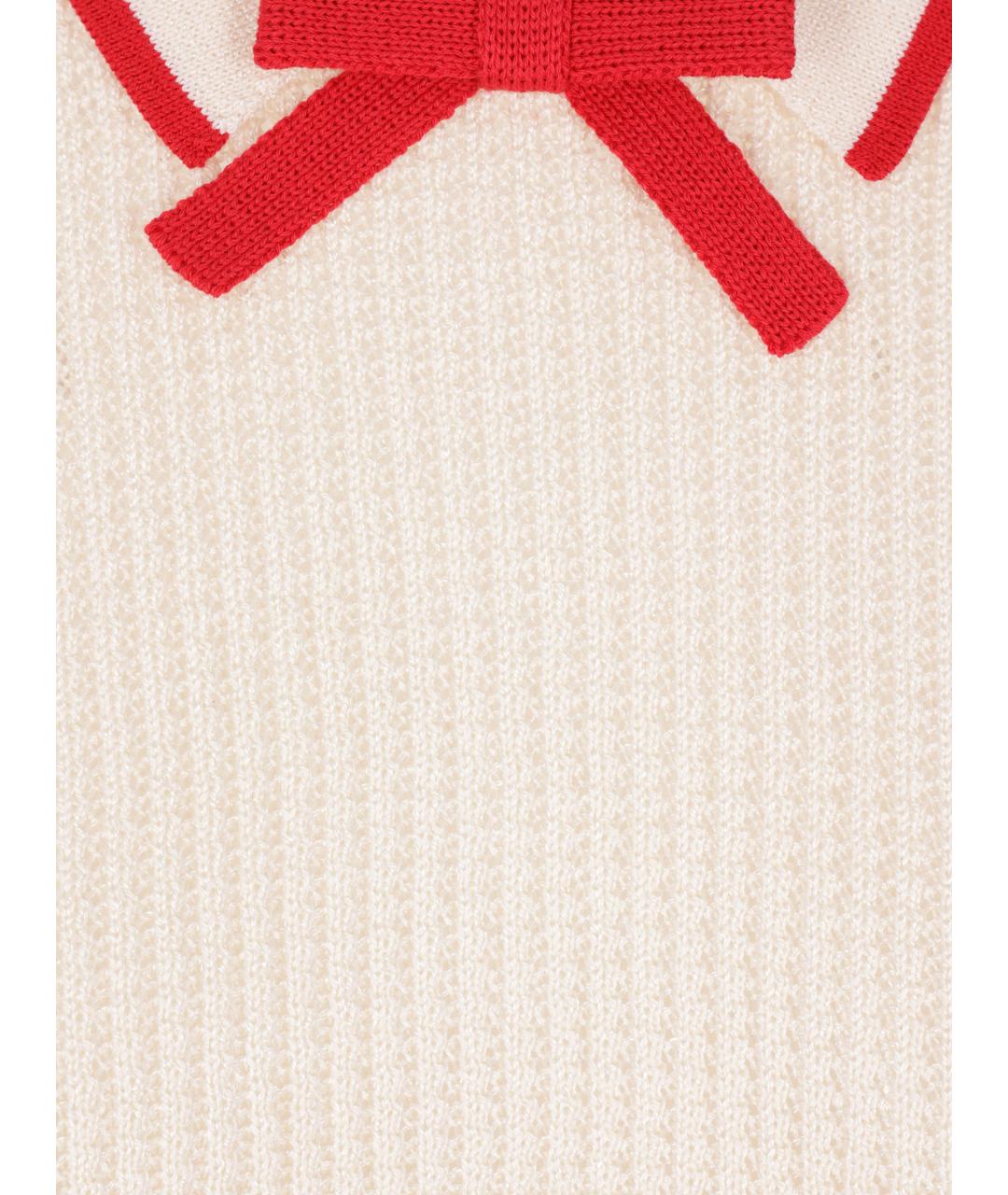 VALENTINO Белая хлопковая футболка, фото 3