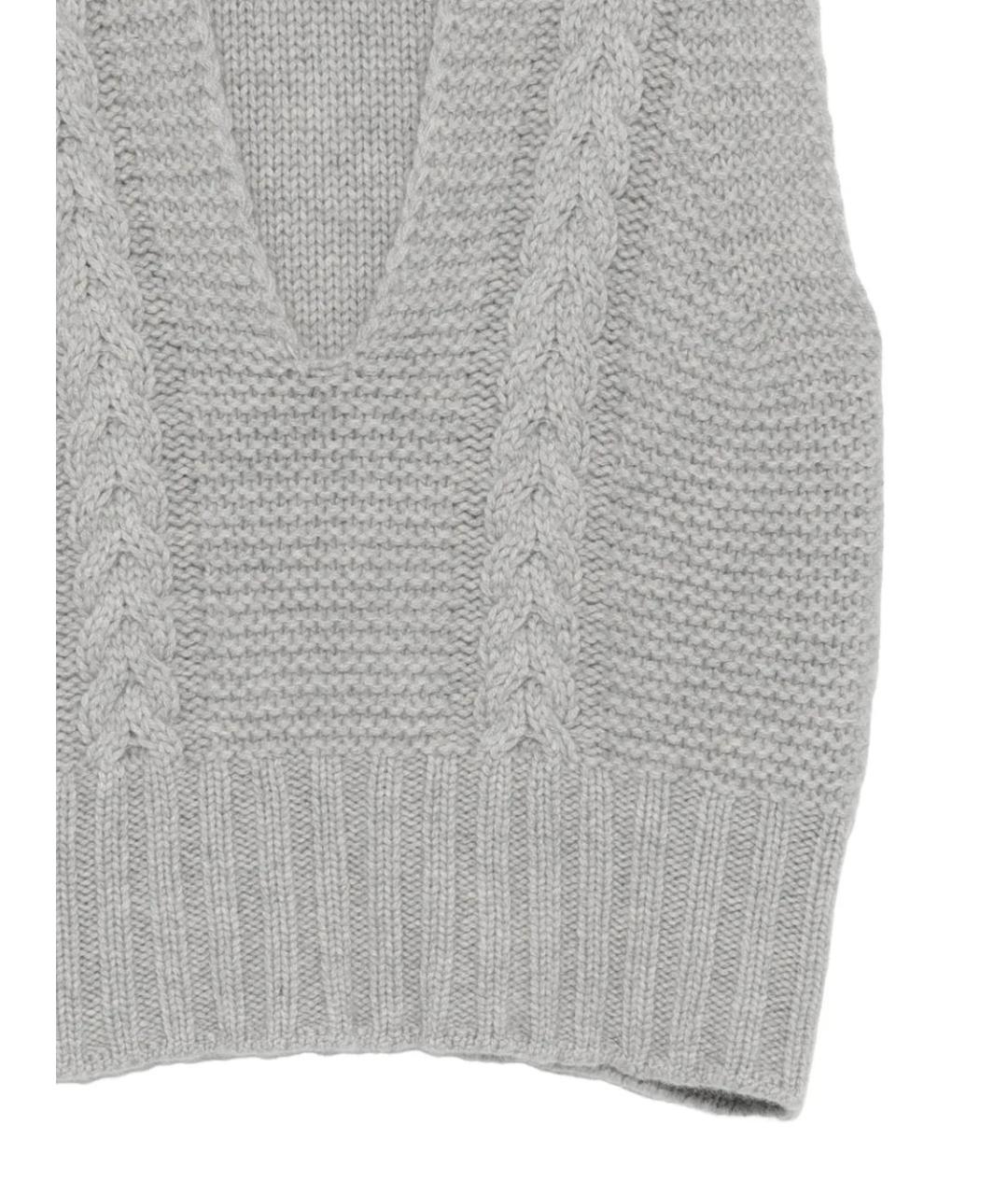 LISA YANG Серая кашемировая жилетка, фото 3