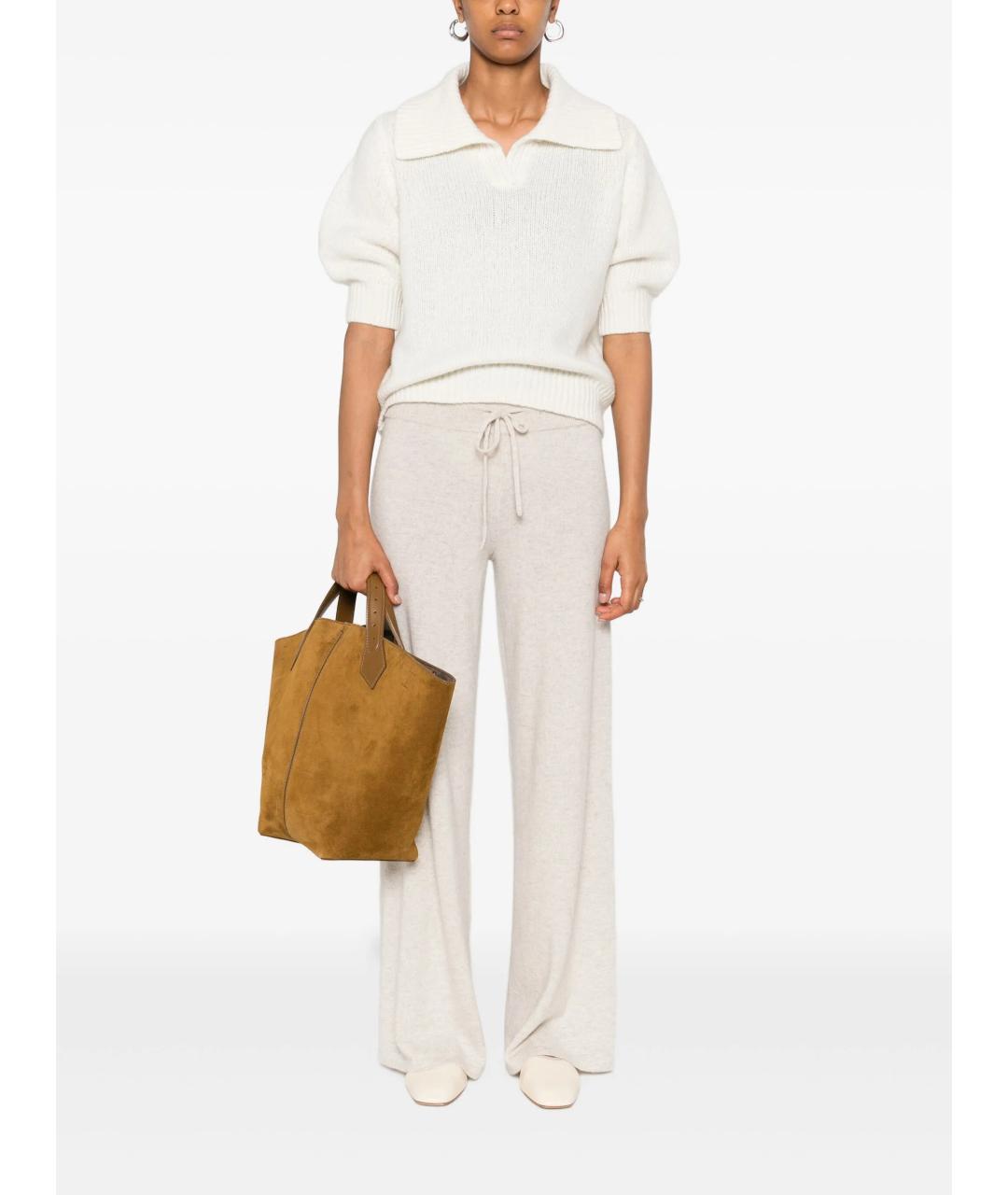 LISA YANG Белый кашемировый джемпер / свитер, фото 2