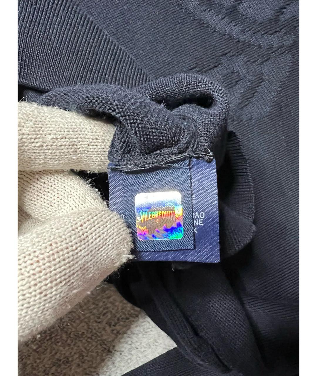 VILEBREQUIN Черный хлопковый джемпер / свитер, фото 4