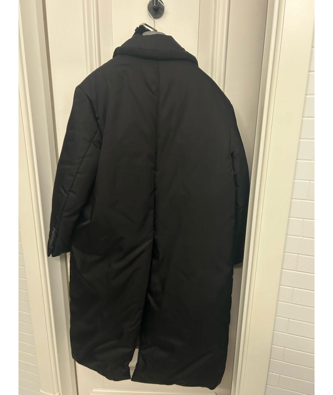 PRADA Черный синтетический пуховик, фото 2