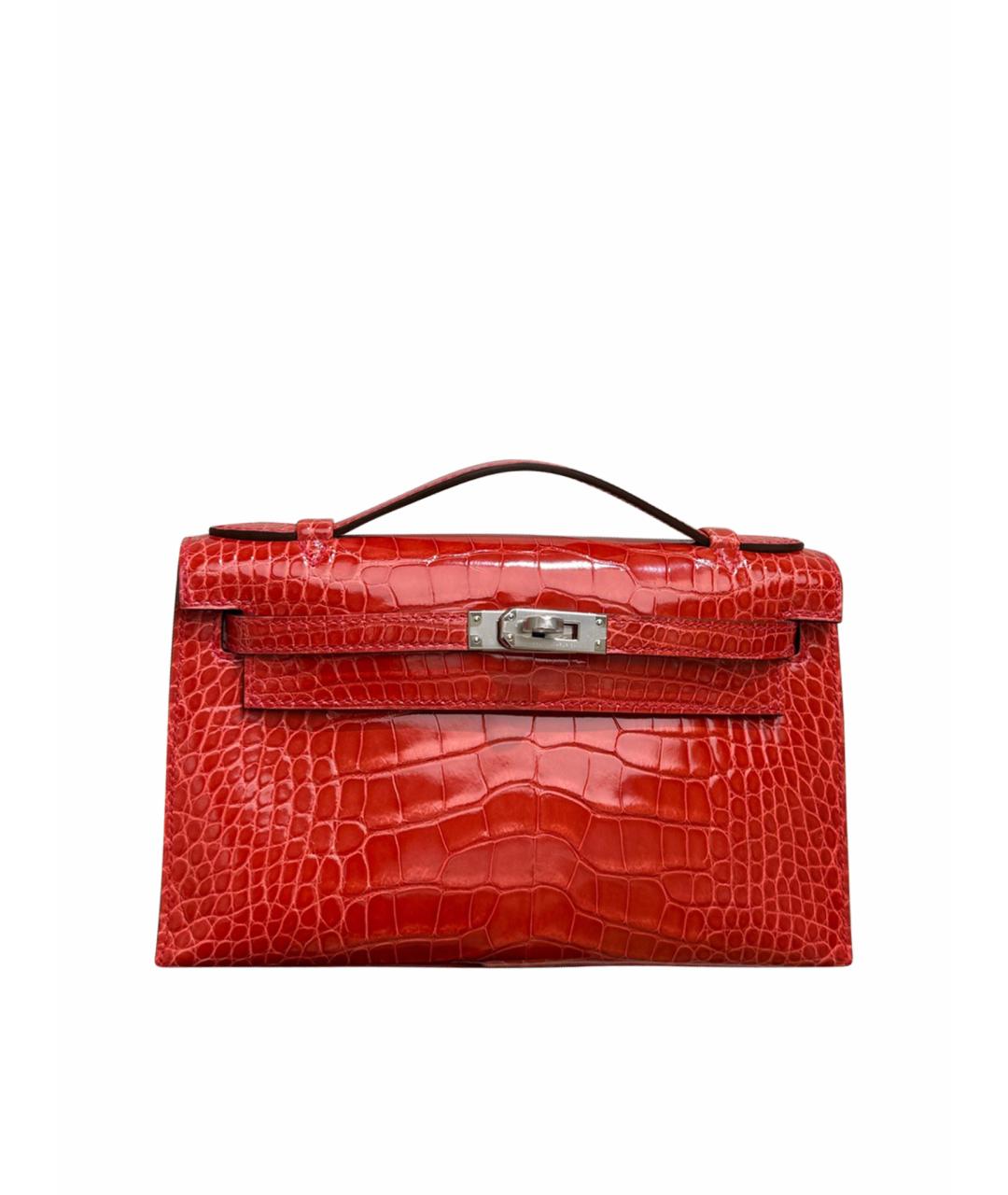 HERMES Розовая сумка тоут из лакированной кожи, фото 1