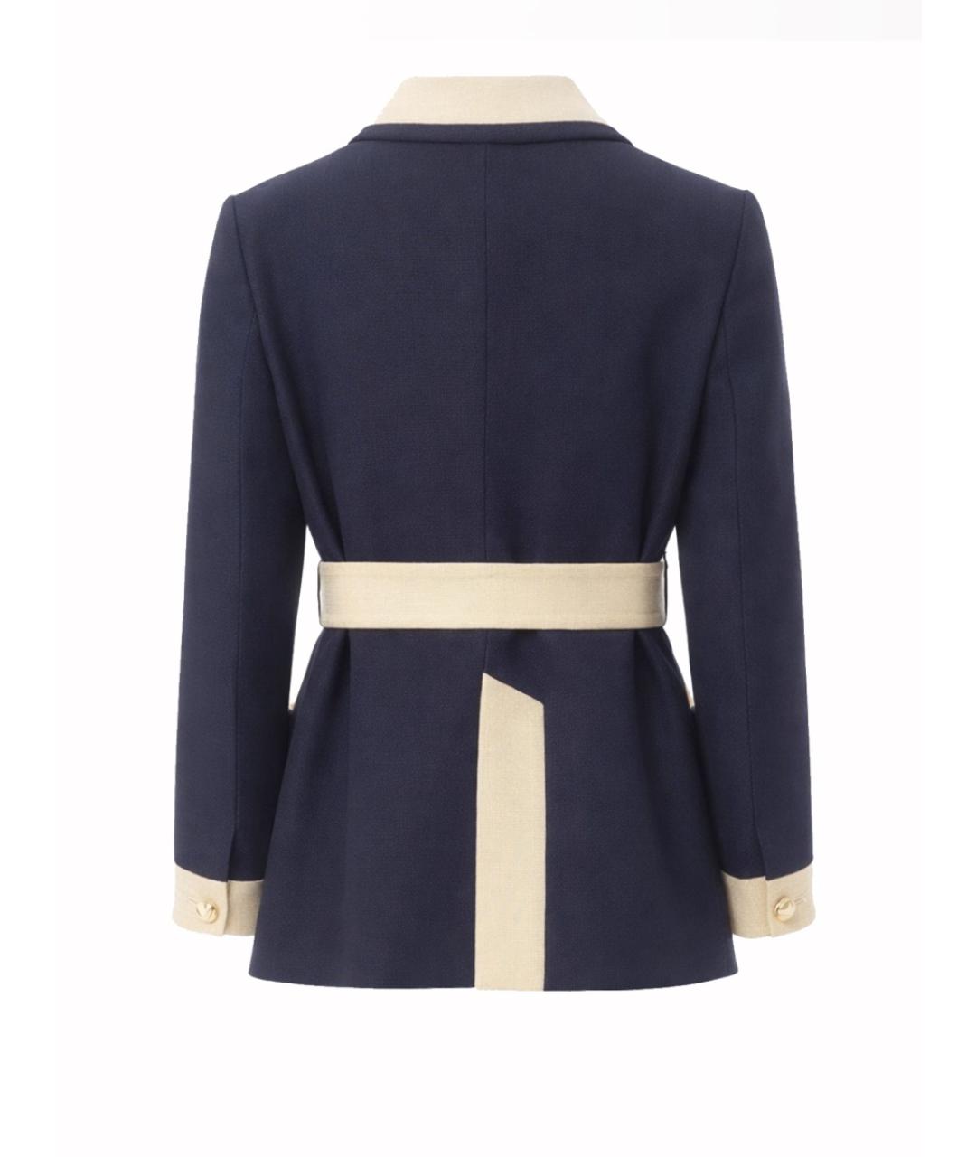 VALENTINO Синий вискозный жакет/пиджак, фото 2