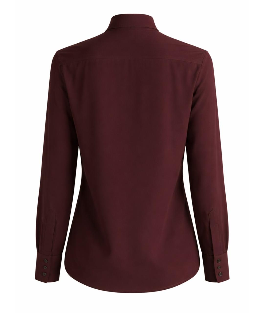 STELLA MCCARTNEY Бордовая шелковая блузы, фото 2