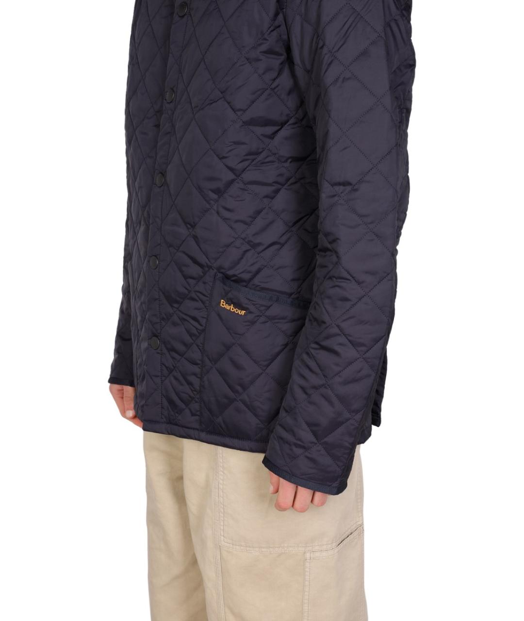 BARBOUR Синяя полиамидовая куртка, фото 4