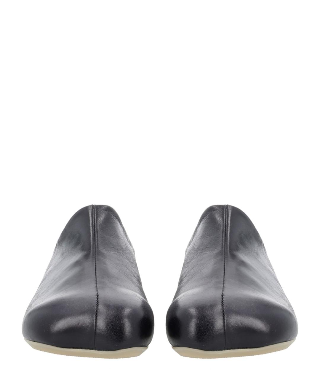 MM6 MAISON MARGIELA Черные кожаные сандалии, фото 4