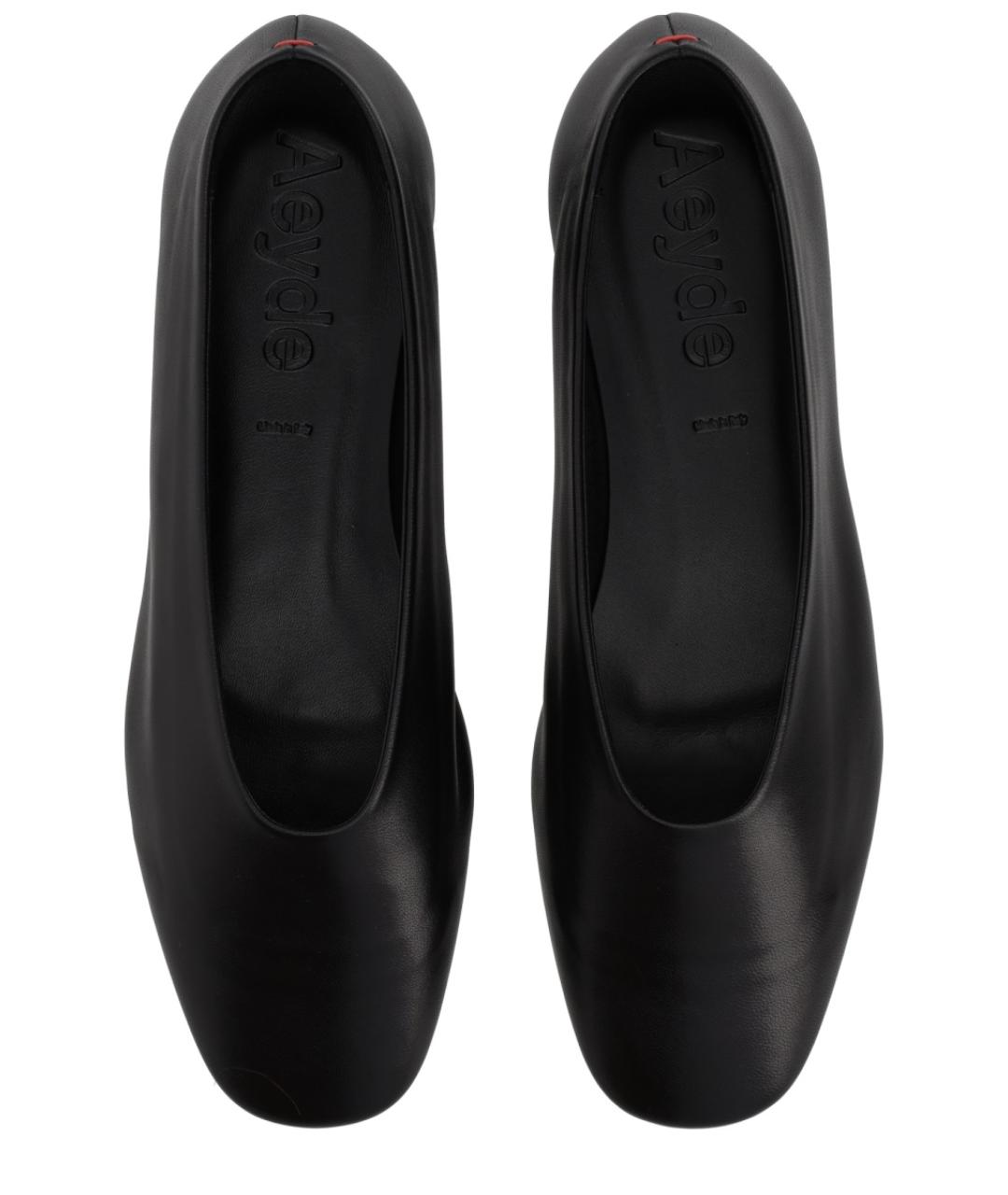 AEYDE Черные кожаные балетки, фото 5