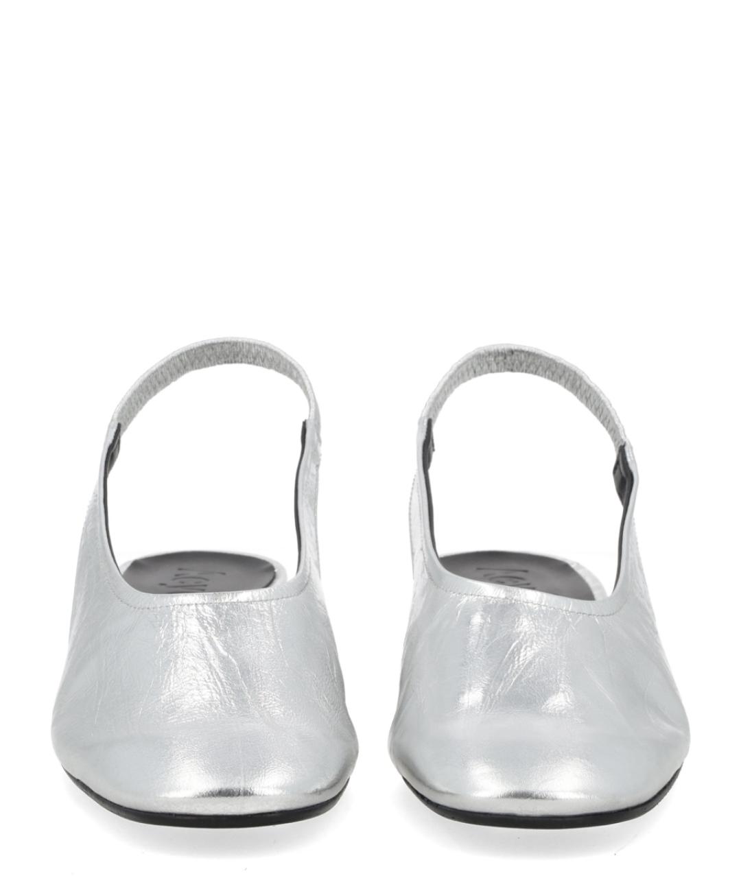 AEYDE Серебряные кожаные балетки, фото 3