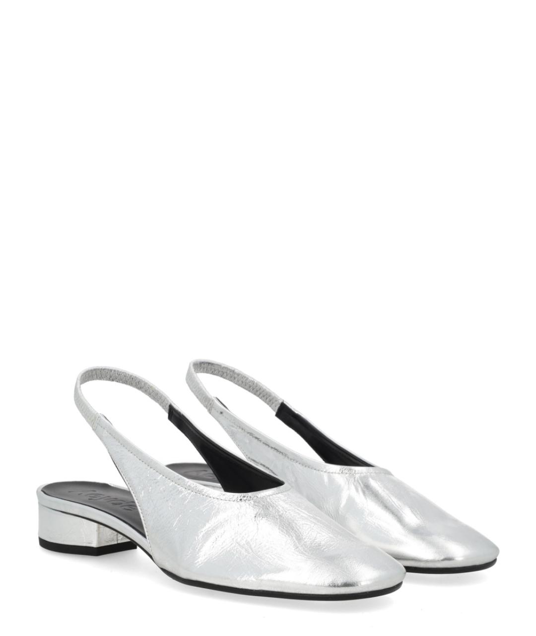 AEYDE Серебряные кожаные балетки, фото 2