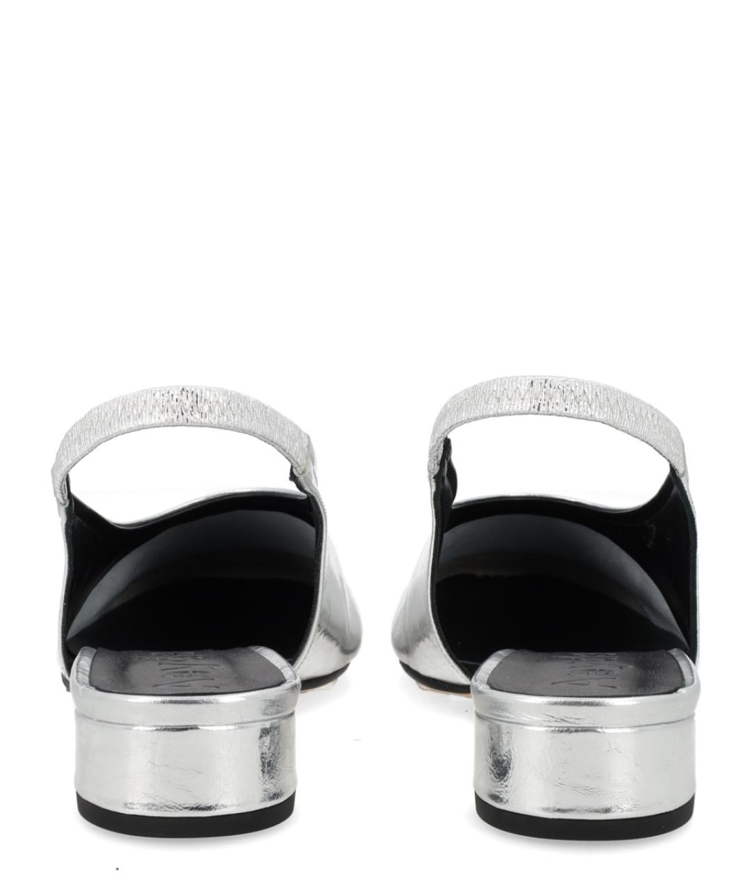 AEYDE Серебряные кожаные балетки, фото 4