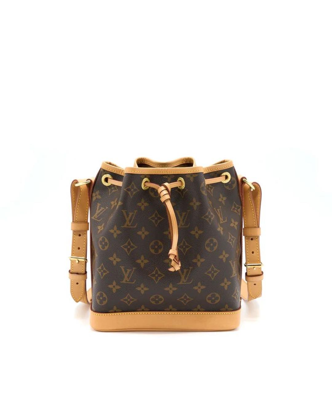 LOUIS VUITTON Коричневая кожаная сумка тоут, фото 9