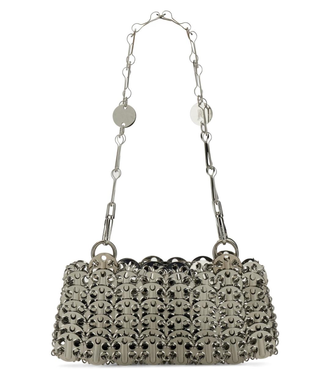 PACO RABANNE Серебряная сумка через плечо, фото 1