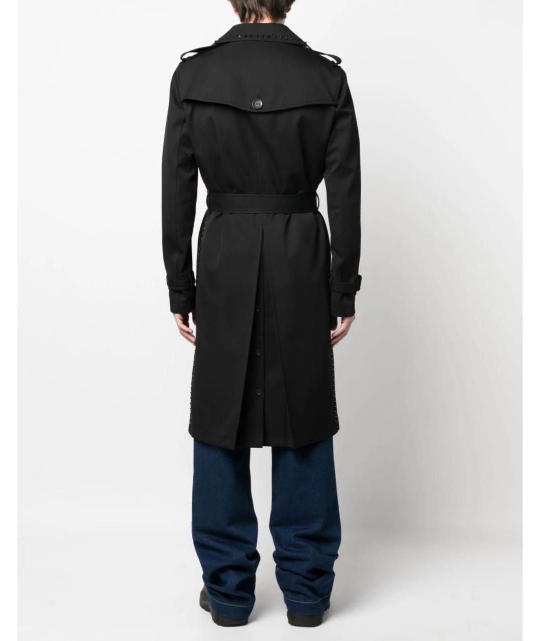 VALENTINO Черный тренч / плащ, фото 2