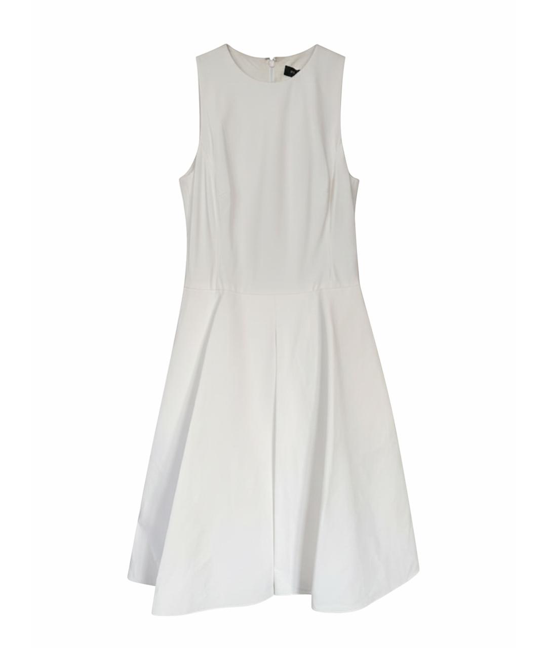 RALPH LAUREN Белое шелковое повседневное платье, фото 1