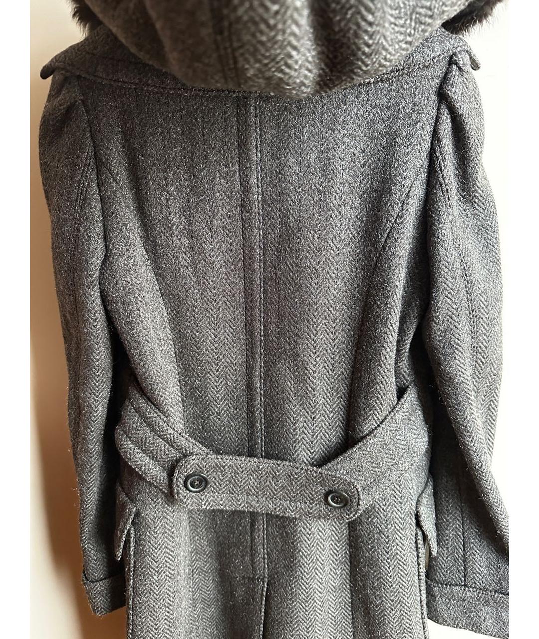 LOUIS VUITTON Серое шерстяное пальто, фото 5