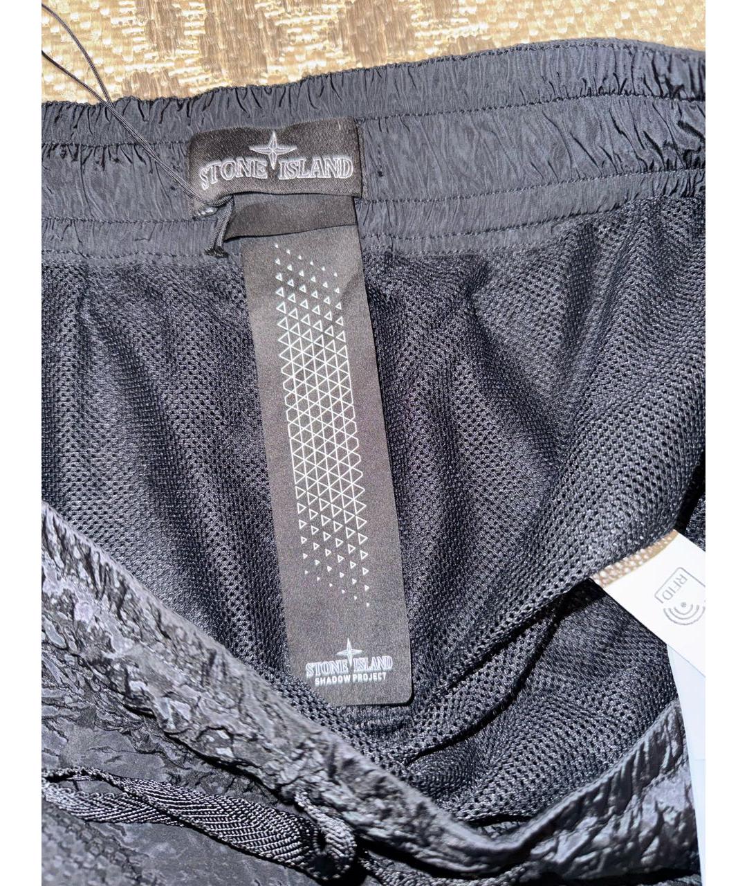 STONE ISLAND SHADOW PROJECT Черные шорты, фото 3