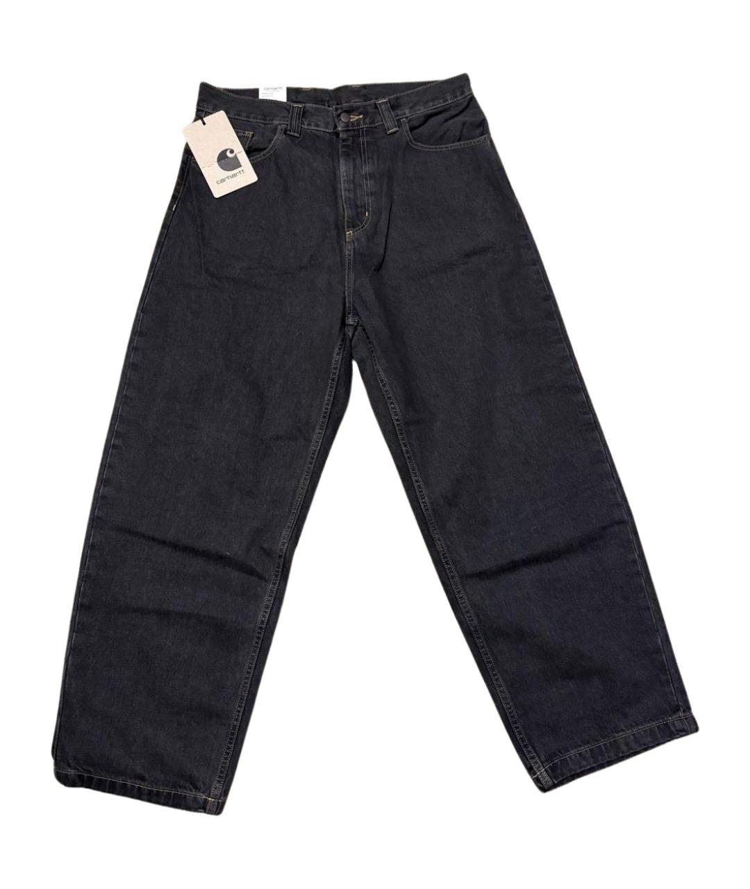 CARHARTT WIP Черные хлопковые прямые джинсы, фото 1
