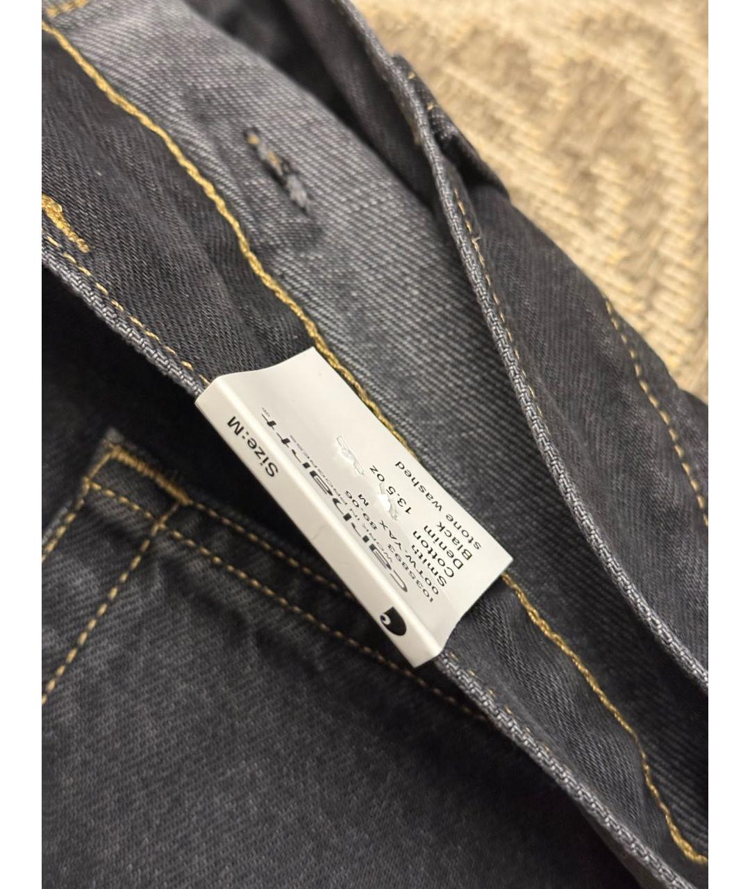 CARHARTT WIP Черные хлопковые прямые джинсы, фото 7