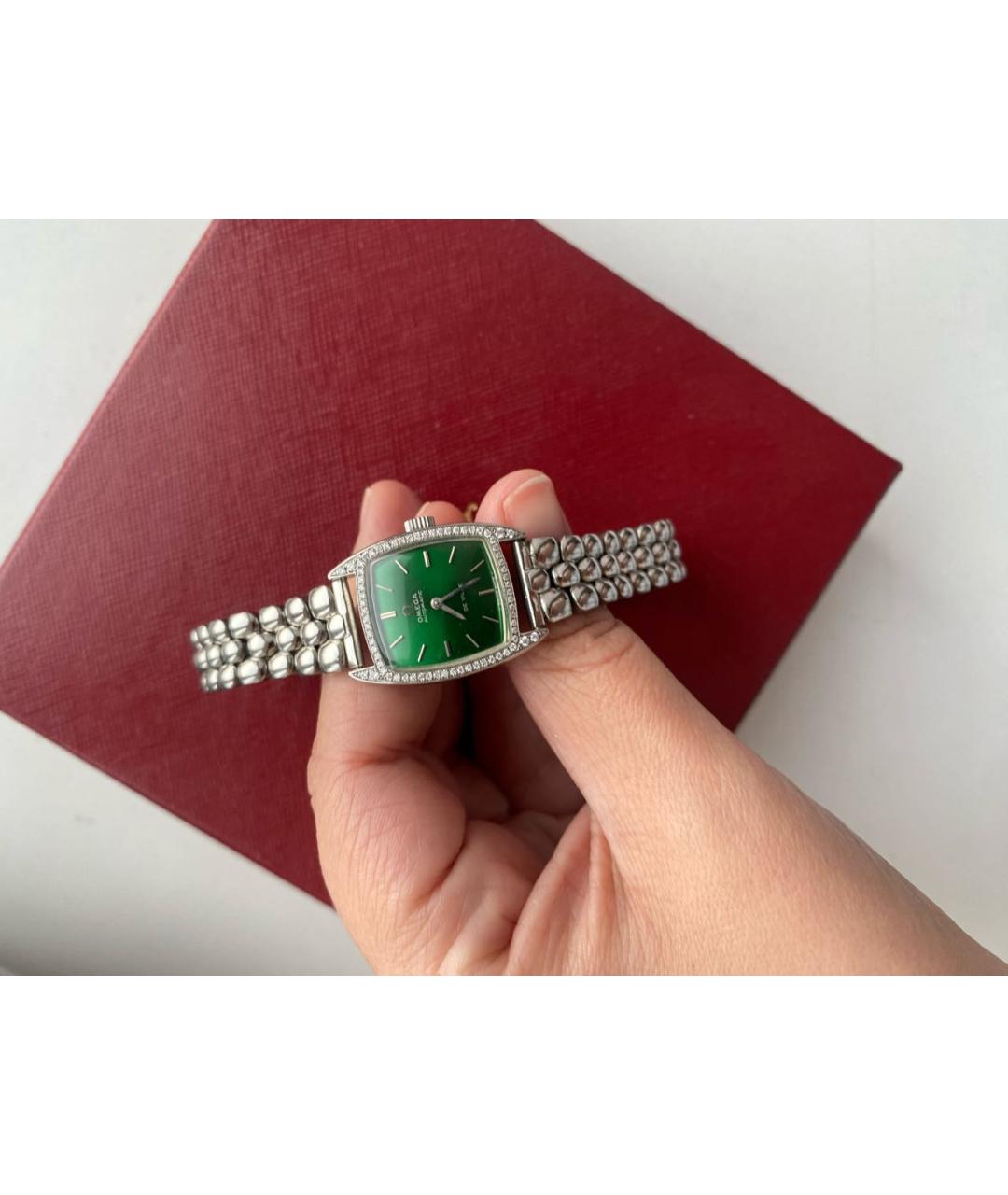 OMEGA Серебряные металлические часы, фото 2