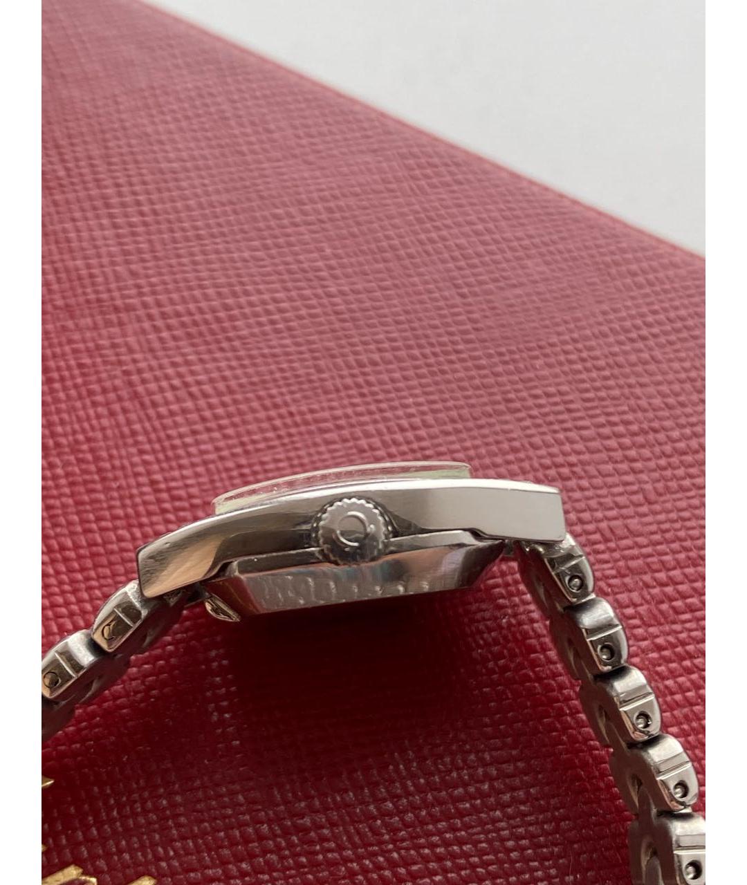 OMEGA Серебряные металлические часы, фото 4