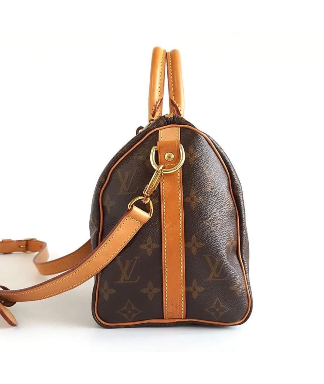 LOUIS VUITTON Коричневая сумка с короткими ручками, фото 7