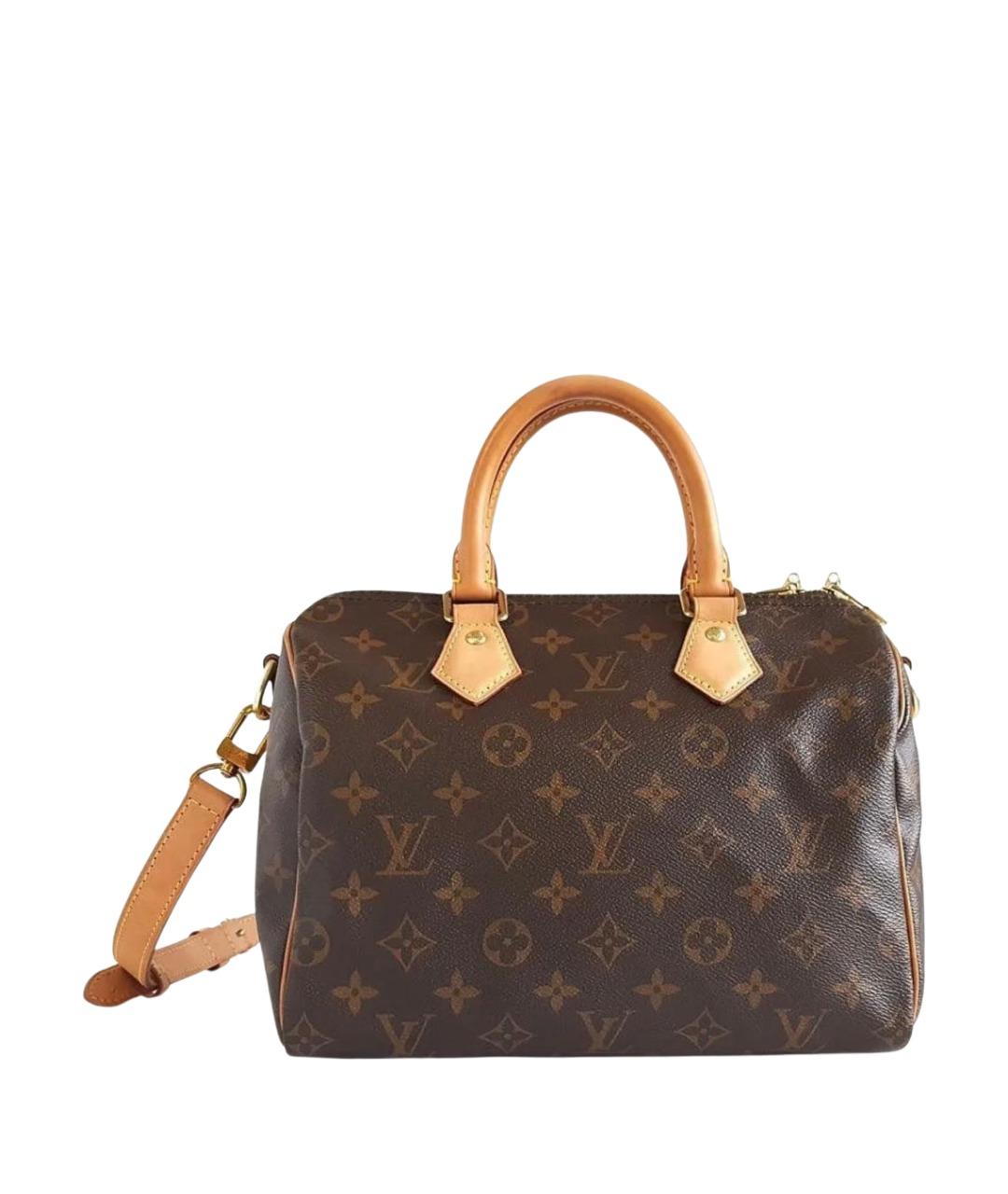 LOUIS VUITTON Коричневая сумка с короткими ручками, фото 1