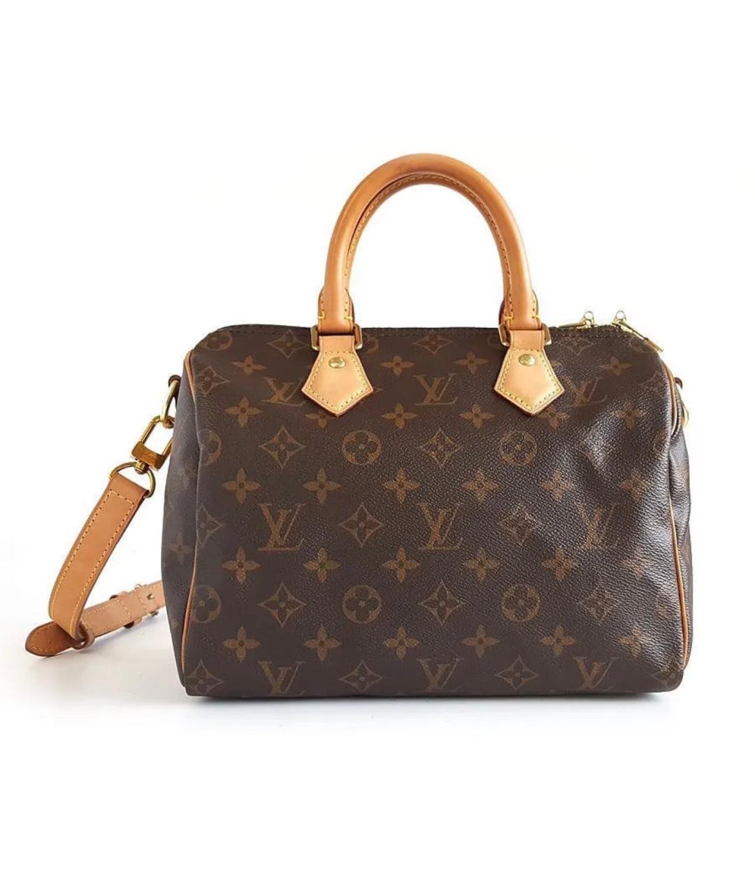 LOUIS VUITTON Коричневая сумка с короткими ручками, фото 9